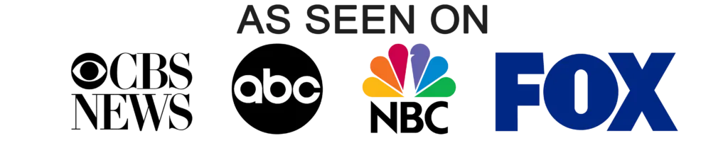 As seen on ABC, CBS, Fox and NBC