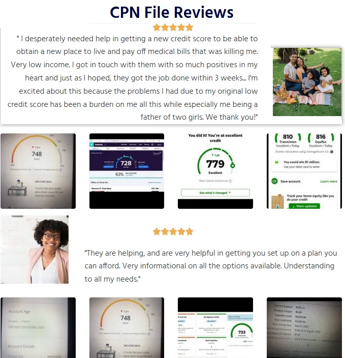 CPN number reviews from clients