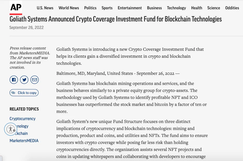 press release example 3