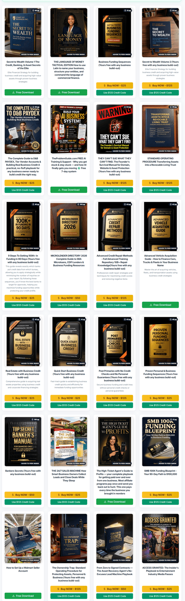 business credit secrets