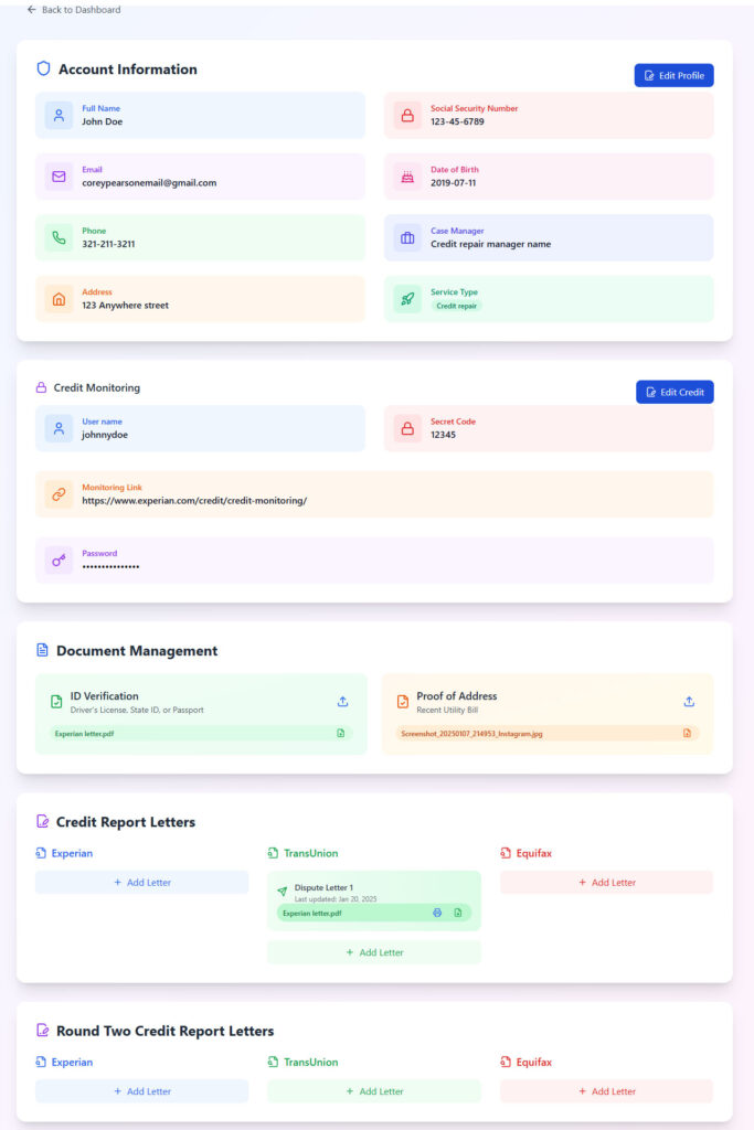 White label credit repair service