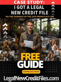Free guide cover: case study, I got a legal new credit file