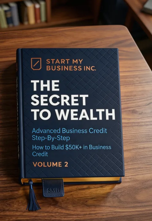 The Secret to Wealth Volume 2 business credit book cover