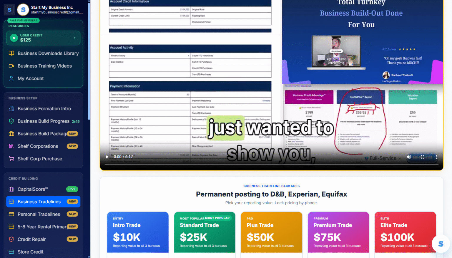 startmybusiness dot us dashboard 7